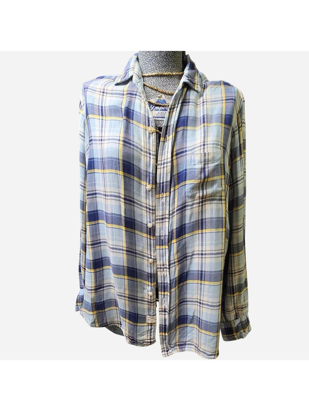 Frank & Eileen Women's Multi and Blue Shirt
